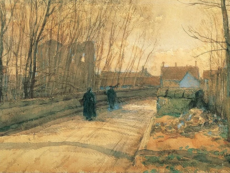1856-Asai Chū - Ponte a Grez-sur-Loing